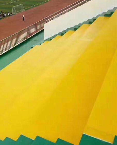 海陵球场台阶翻新修补改造